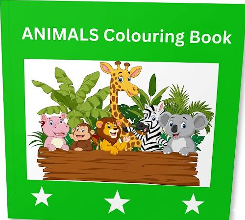 Animals Colouring Book – Fun Early Learning Activity