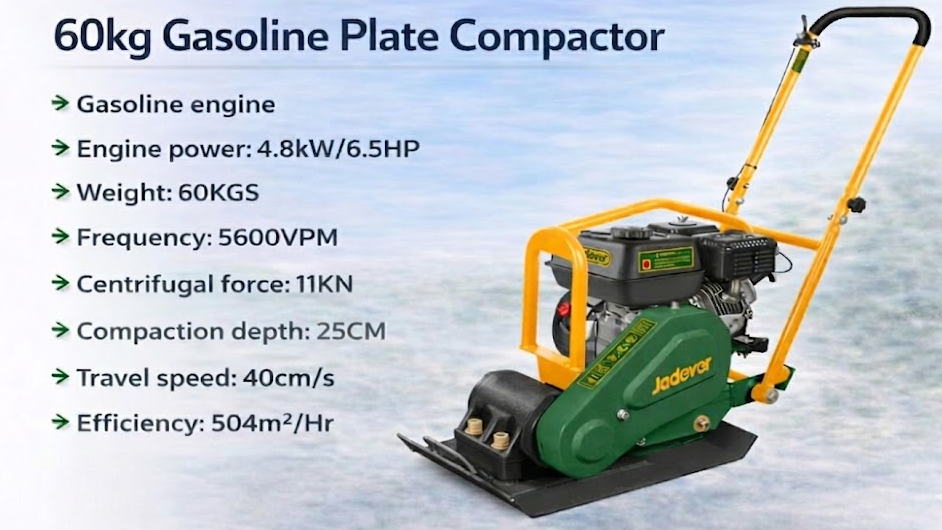 60kg Gasoline Plate Compactor
