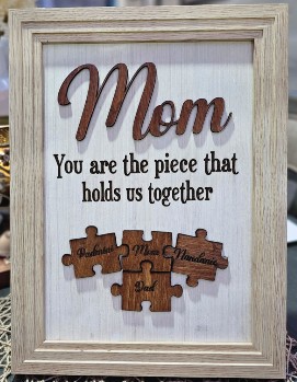 Customized Mother's Day Plaque