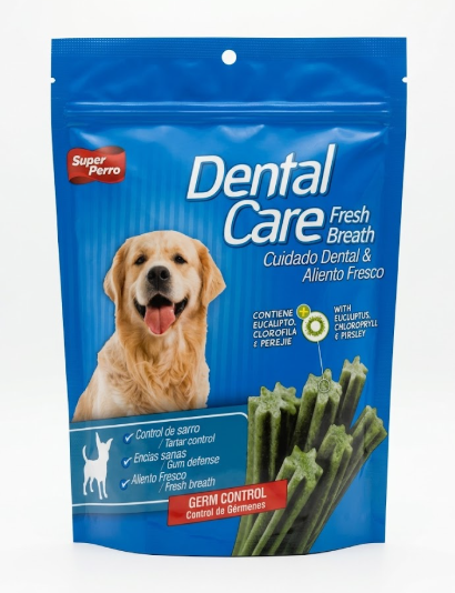 Super Perro Dental Care Dog Treats – Fresh Breath & Tartar Control