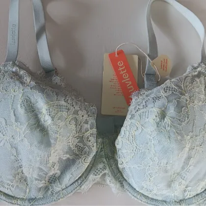Soft cup bra - lime green - 36D