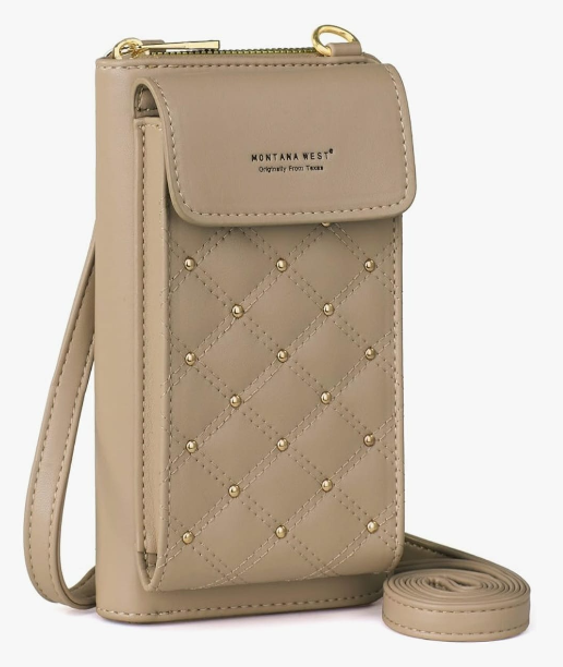 Montana West Quilted Crossbody Cell Phone Purse & RFID Wallet