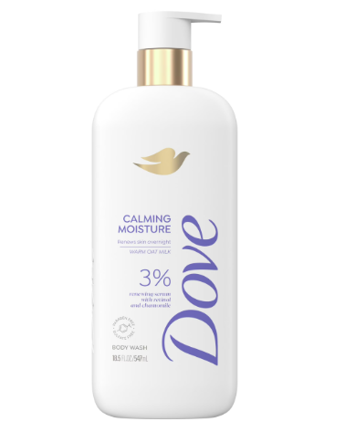 Dove Calming Moisture Body Wash with 3% Retinol & Chamomile Serum
