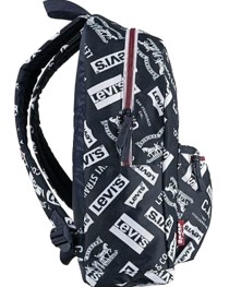 Levi's Batwing Backpack, Dress Blues/White