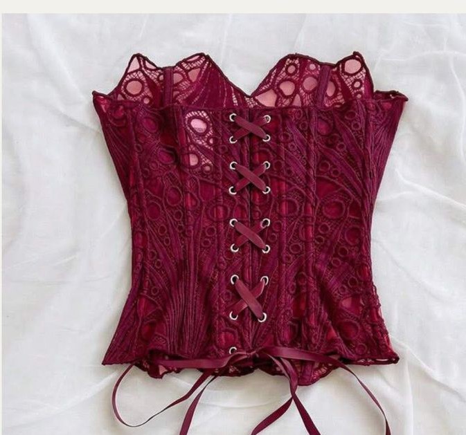 Juliet Sweetheart Crochet Lace Corset Top