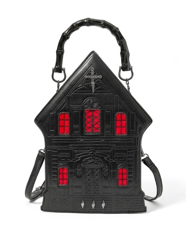 Gothic Church Novelty Top Handle Crossbody Bag