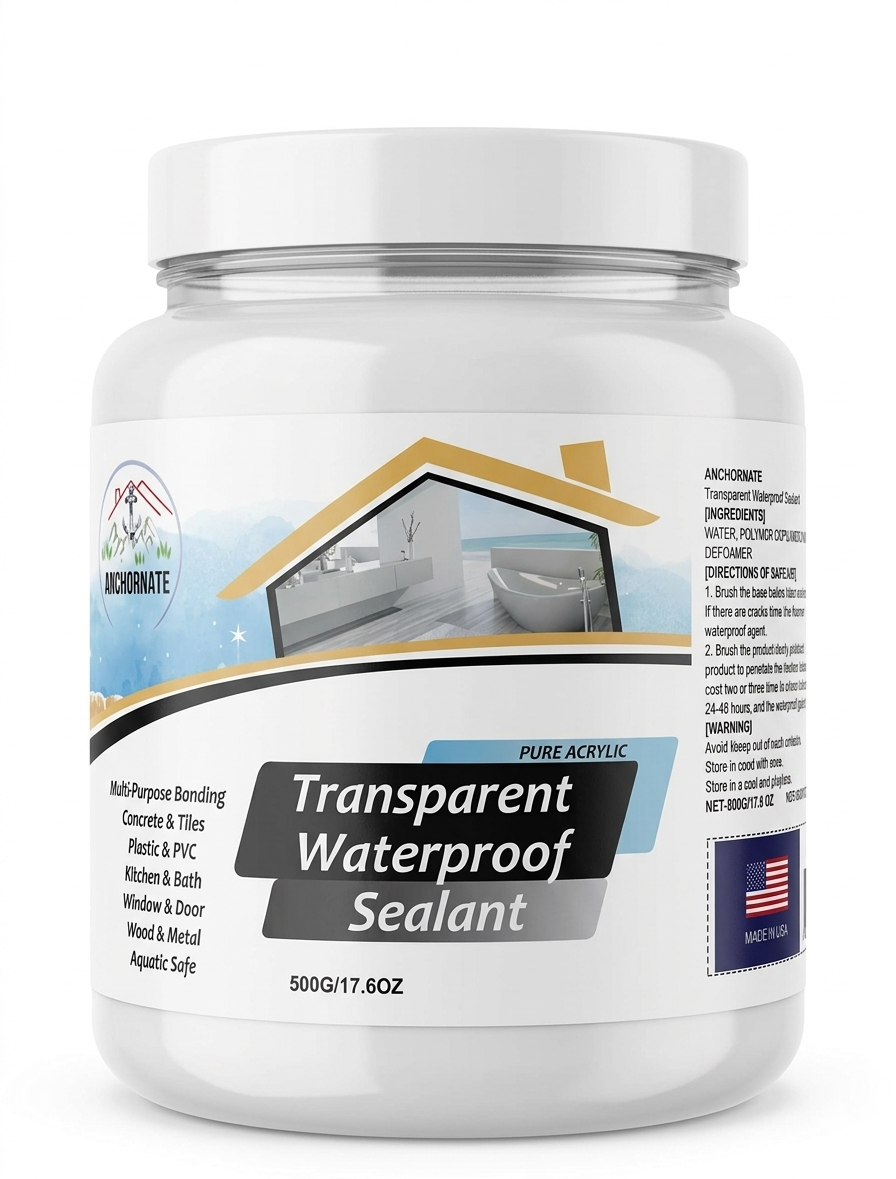 Anchornate Transparent Waterproof Sealant (500g / 4kg)