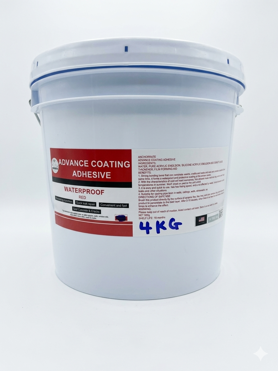 Anchornate Advance Coating Adhesive – Red (4kg)