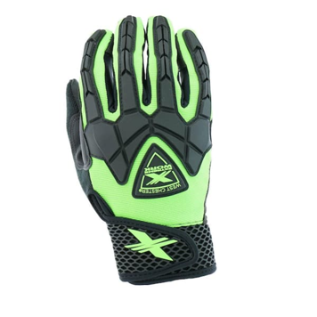 West Chester Gloves  Extreme Work Pro Line Strike Prote X With Xlock Cuff (Green And Black)