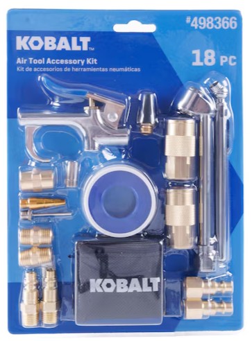KOBALT 18pc Air Tool Accessory Kit #498366