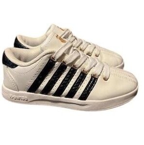 K-Swiss Sneakers Black and White Boy’s Tennis Shoes