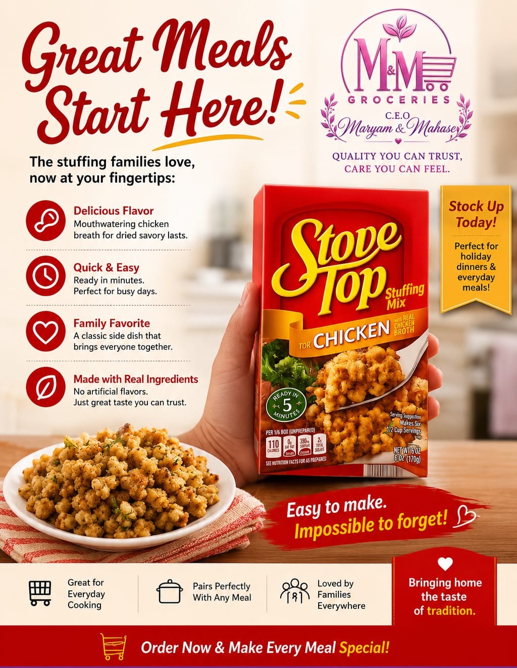 Stove Top Stuffing Mix for Chicken