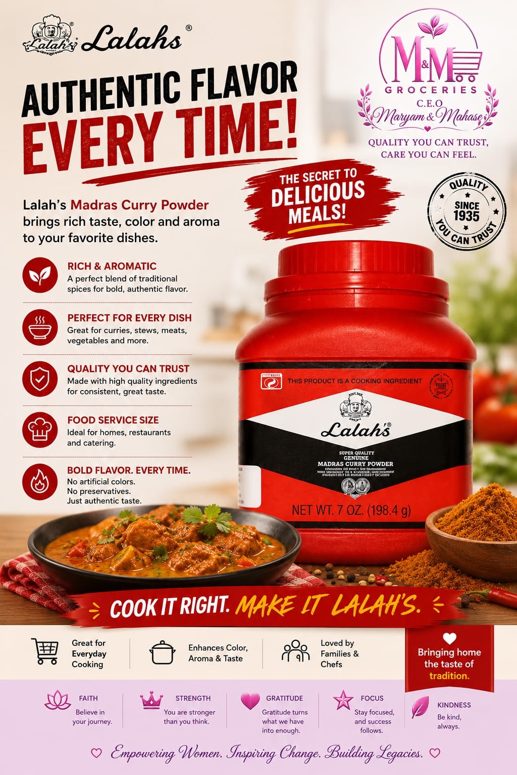 Lalah’s Genuine Madras Curry Powder
