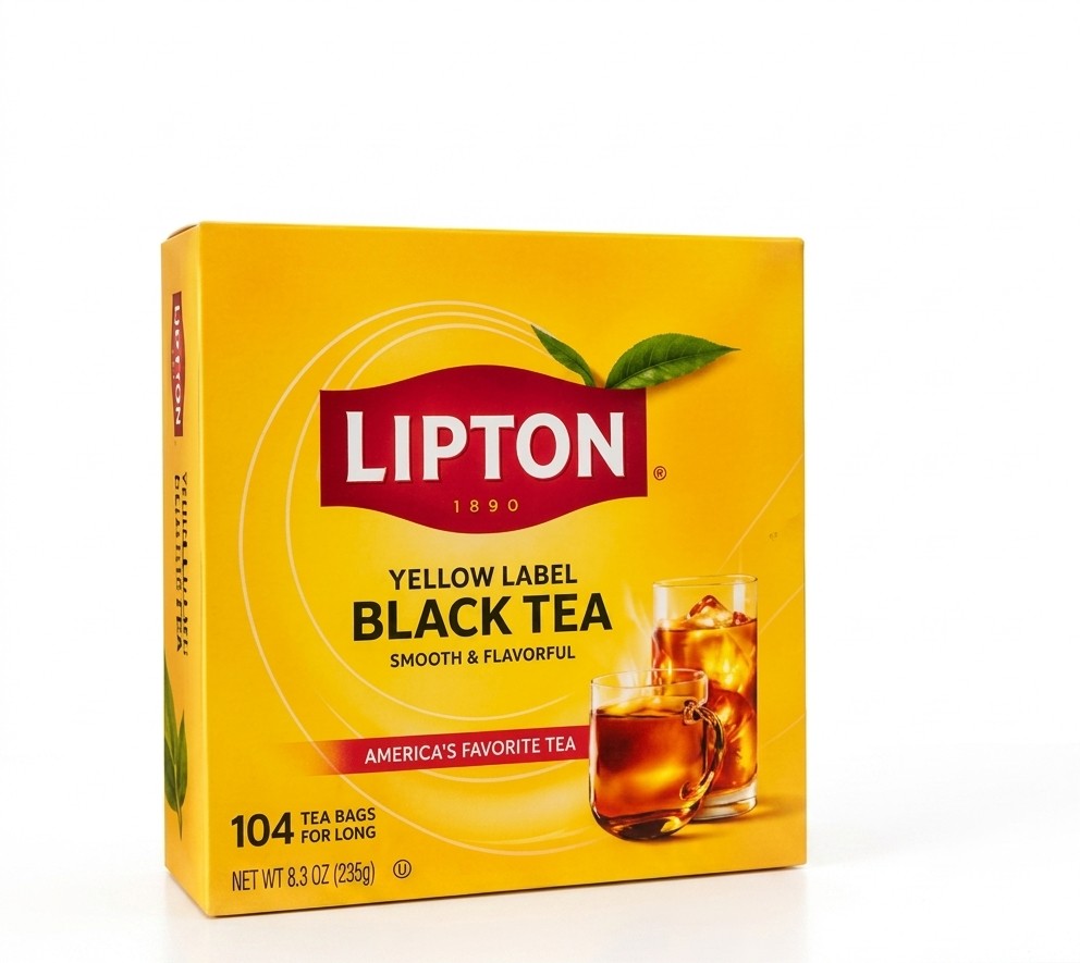 Lipton Yellow Label Black Tea 104 Tea Bags