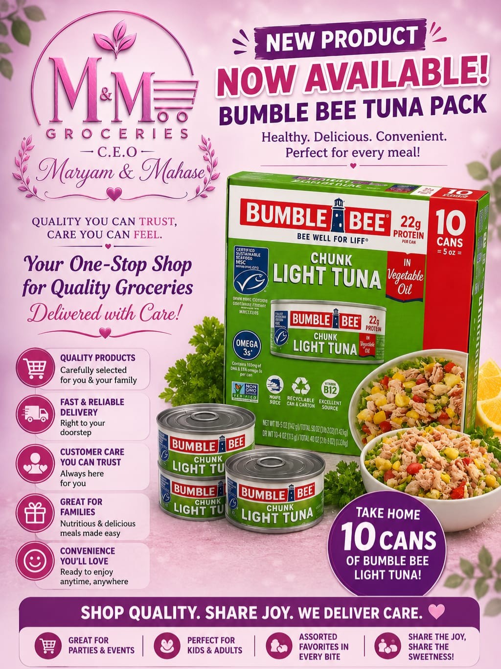Bumble Bee Chunk Light Tuna in Vegetable Oil