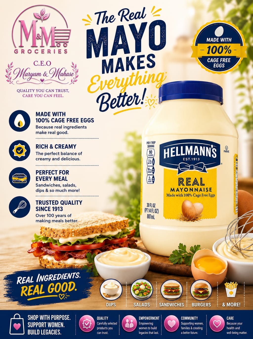 Hellmann's Real Mayonnaise