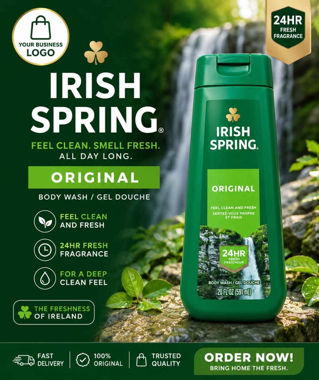Irish Spring Original Body Wash