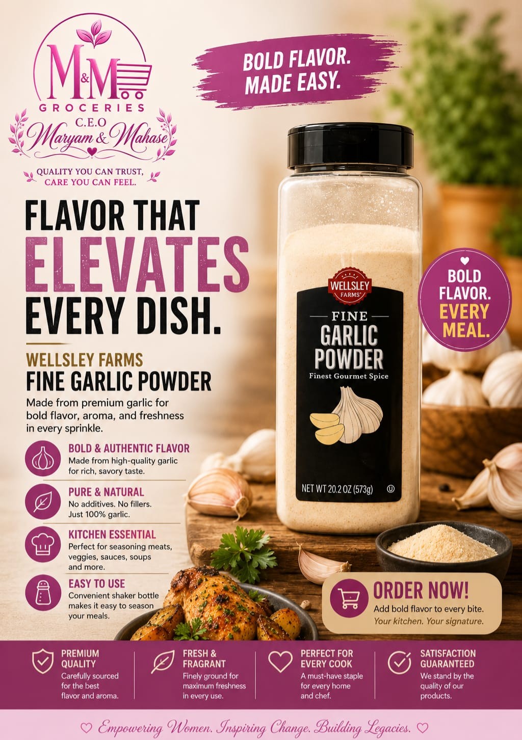 Wellesley Farms Fine Garlic Powder (20.2 oz)