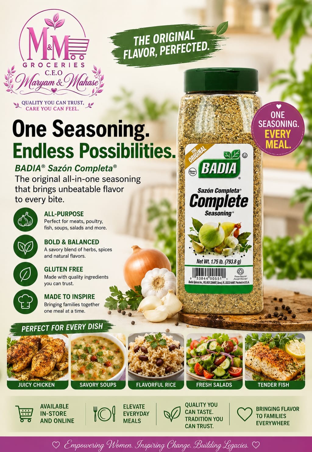 Badia® Sazón Completa® (Complete Seasoning)
