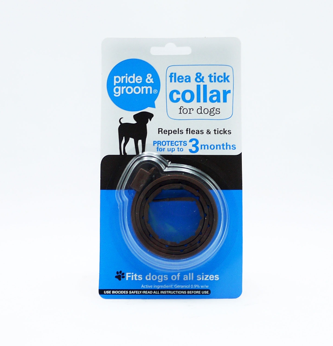 Pride & Groom Flea & Tick Collar for Dogs – 3 Months Protection | Fits All Dog Sizes