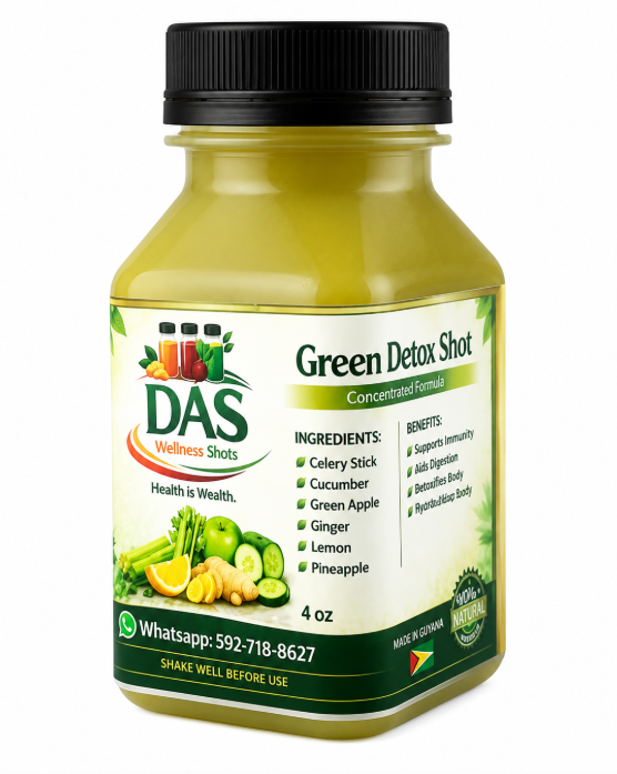 DAS Wellness Shots Green Detox Shot – 4 oz