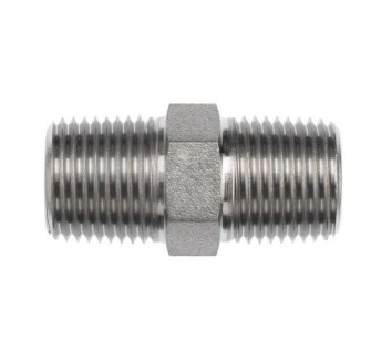 12 Male Pipe X 12 Male Pipe Hex Nipple