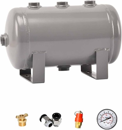 Supply materials and install fittings on one (1) Air tank