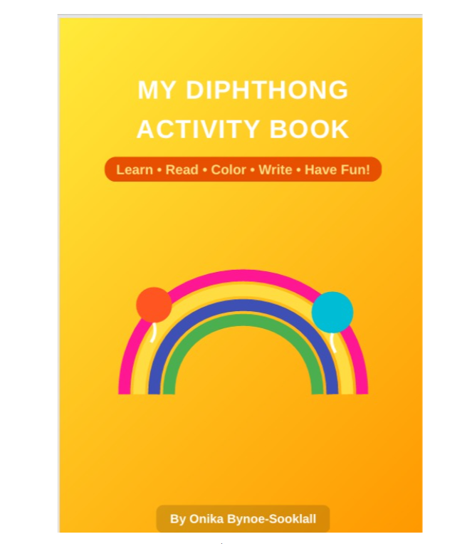 My Diphthong Activity Book – Learn, Read, Color, Write & Have Fun!