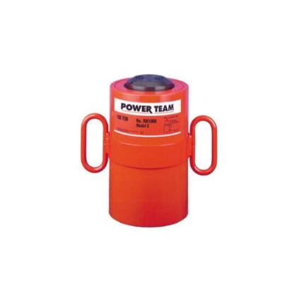 Spx Power Team 100-Ton Single-Acting Hydraulic Cylinder, 6 Stroke