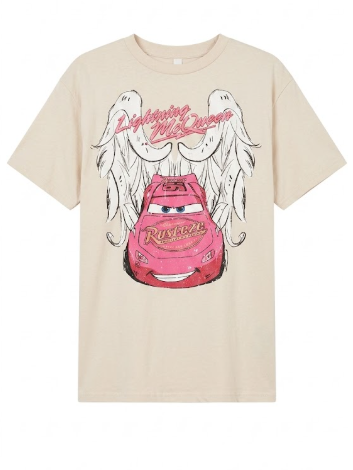Lightning McQueen Winged Graphic T-Shirt – Off-White