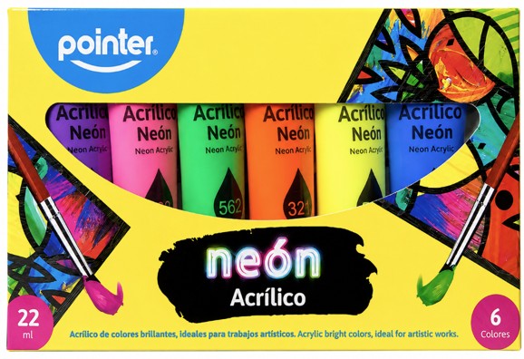 Neon Acrylic Paint