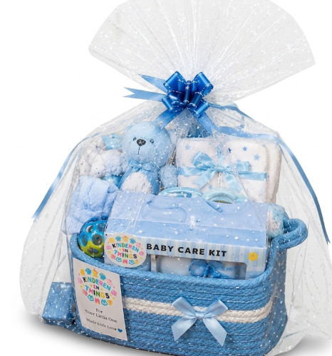 Premium Baby Boy Gift Basket