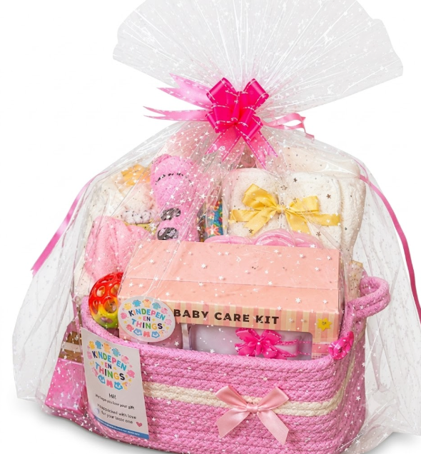 Premium Baby Girl Gift Basket