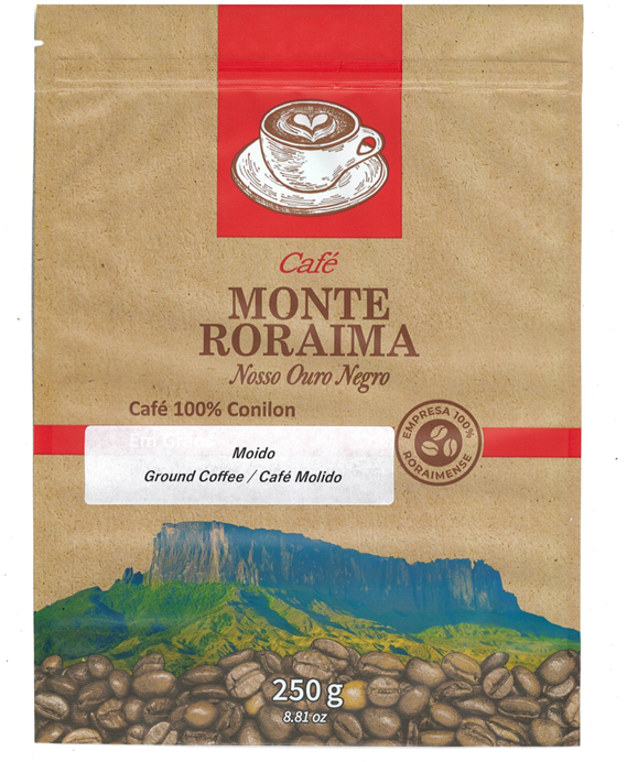 Café Monte Roraima Ground Coffee – 100% Conilon Coffee 250g
