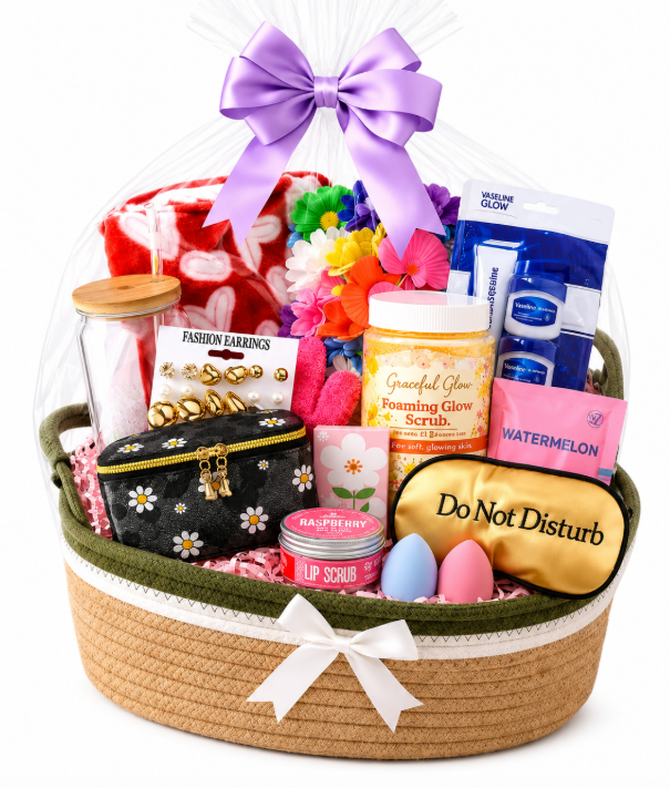 Luxury Self-Care & Beauty Gift Basket Hamper