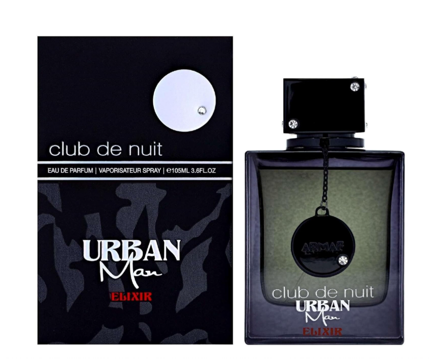 Armaf Club De Nuit Urban Man Elixir Eau De Parfum (EDP) Spray for Men – 105ml (3.6 fl oz)