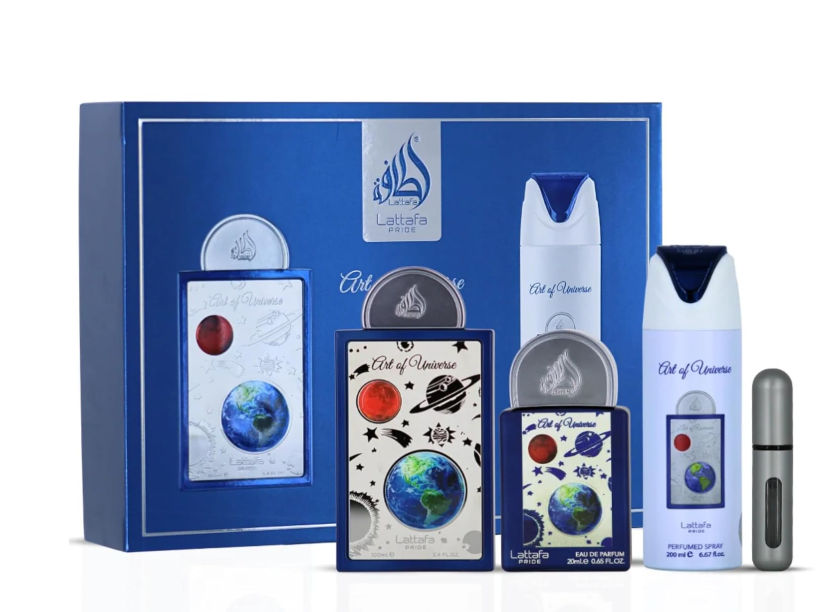 Lattafa Pride Art of Universe 3-Piece Luxury Gift Set for Unisex