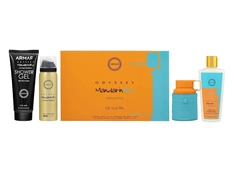 Armaf Odyssey Aqua 4-Piece Luxury Gift Set for Unisex
