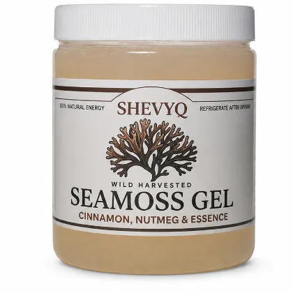 ShevyQ Wild Harvested Sea Moss Gel – Original (Cinnamon, Nutmeg & Essence)