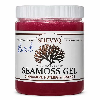 ShevyQ Wild Harvested Sea Moss Gel – Beetroot Infused