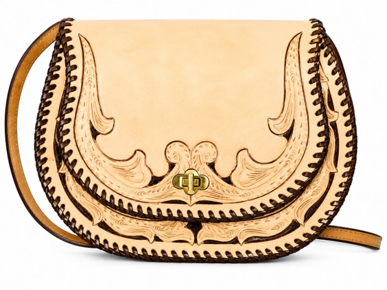 The "Western Scroll" Handcrafted Saddle Purse