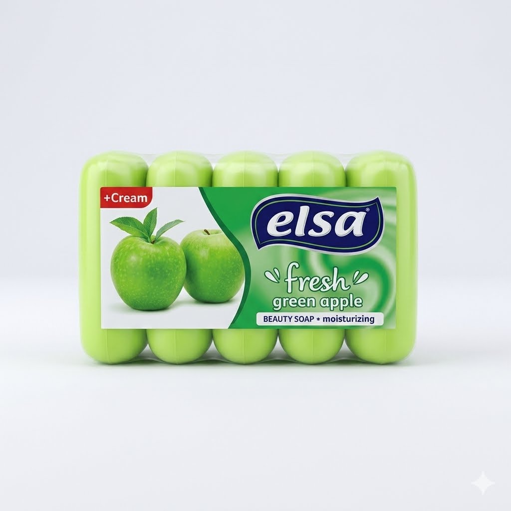 Elsa Fresh Green Apple Beauty Soap