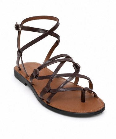 Handcrafted Lace-Up Gladiator Sandal