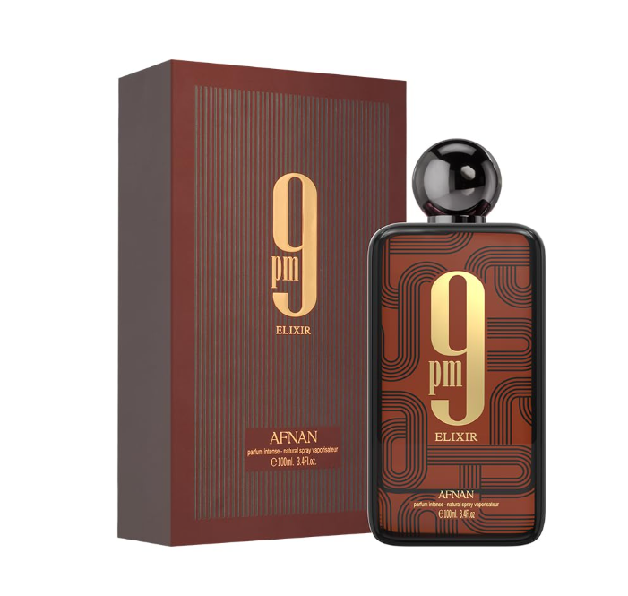 Afnan 9 PM Elixir Extrait De Parfum – 3.4 oz / 100ml Unisex Spray