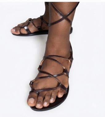 Handcrafted Lace-Up Gladiator Sandal
