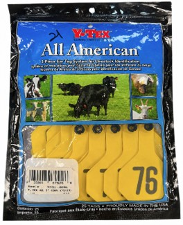 Y-Tex All American 2-Piece Ear Tags