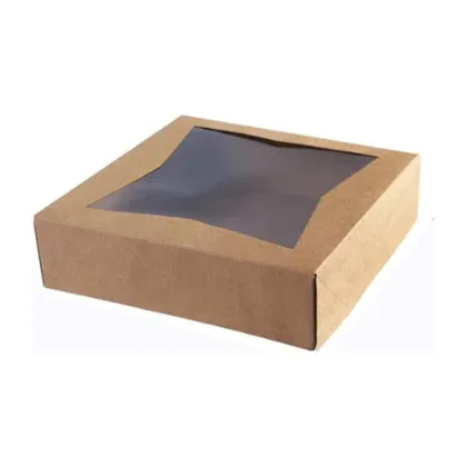 Kraft Window Treat Box (8" x 8" x 2.5")