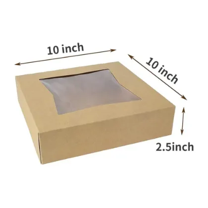 Square Window Bakery & Pastry Box