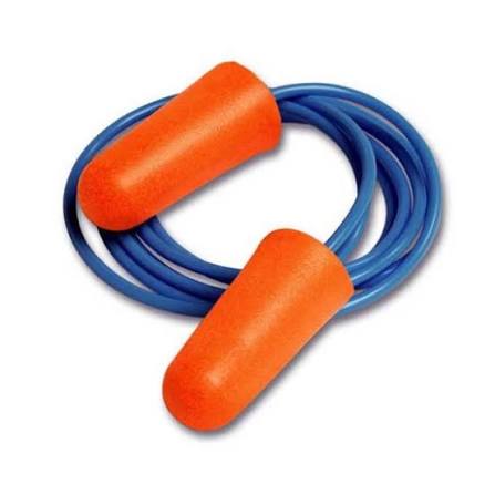PU Foam Corded Ear Plugs  (Per Pair)
