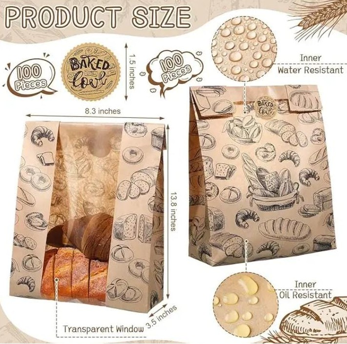 Kraft Bakery Window Bags